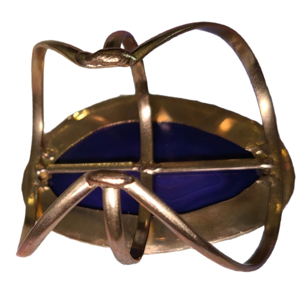 From St Xavier Purple Gold Cuff Bracelet - Picture 5 of 7